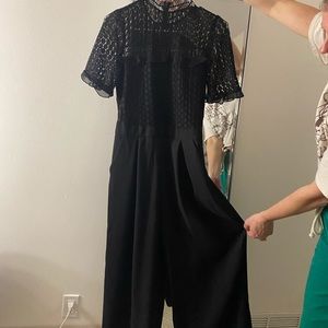 Embroidered jumpsuit -with pockets- (open to offers!)
